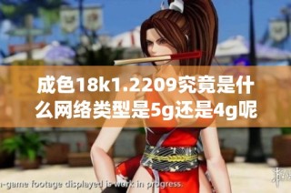 成色18k1.2209究竟是什么网络类型是5g还是4g呢