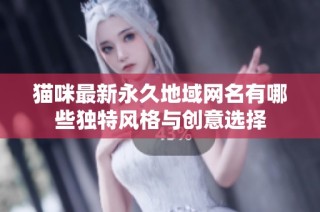 猫咪最新永久地域网名有哪些独特风格与创意选择