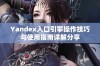 Yandex入口引擎操作技巧与使用指南详解分享