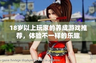 18岁以上玩家的养成游戏推荐，体验不一样的乐趣