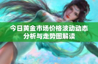 今日黄金市场价格波动动态分析与走势图解读