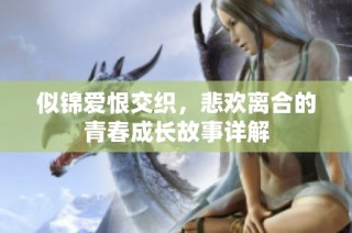 似锦爱恨交织，悲欢离合的青春成长故事详解
