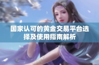国家认可的黄金交易平台选择及使用指南解析
