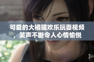 可爱的大橘猫欢乐玩耍视频，笑声不断令人心情愉悦