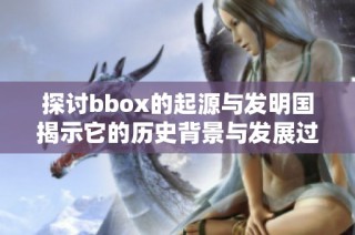 探讨bbox的起源与发明国揭示它的历史背景与发展过程