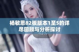 杨敏思82板版本1至5的详尽回顾与分析探讨