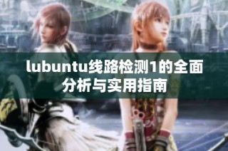 lubuntu线路检测1的全面分析与实用指南