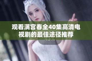 观看满宫春全40集高清电视剧的最佳途径推荐