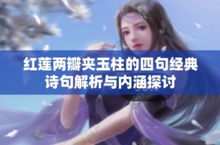 红莲两瓣夹玉柱的四句经典诗句解析与内涵探讨