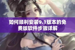 如何顺利安装9.1版本的免费版软件步骤详解