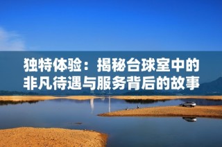 独特体验：揭秘台球室中的非凡待遇与服务背后的故事