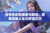 探寻色彩的奥秘与韵味，感受璀璨人生与梦境交织