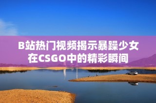 B站热门视频揭示暴躁少女在CSGO中的精彩瞬间