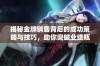 揭秘金牌销售背后的成功策略与技巧，助你突破业绩瓶颈