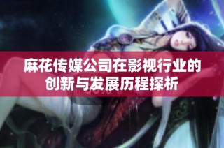 麻花传媒公司在影视行业的创新与发展历程探析
