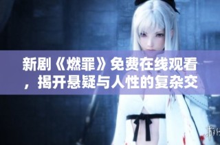新剧《燃罪》免费在线观看，揭开悬疑与人性的复杂交锋