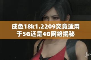 成色18k1.2209究竟适用于5G还是4G网络揭秘