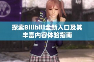 探索Bilibili全新入口及其丰富内容体验指南