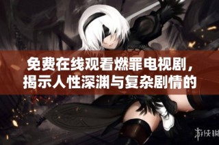 免费在线观看燃罪电视剧，揭示人性深渊与复杂剧情的精彩之作