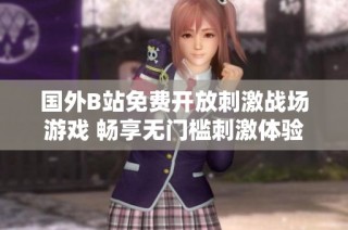 国外B站免费开放刺激战场游戏 畅享无门槛刺激体验