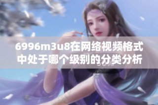 6996m3u8在网络视频格式中处于哪个级别的分类分析