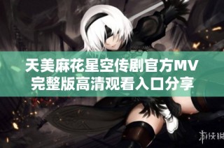 天美麻花星空传剧官方MV完整版高清观看入口分享