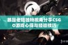 暴躁老姐独特视角分享CSGO游戏心得与经验技巧