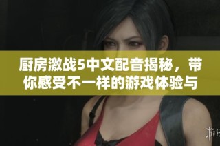 厨房激战5中文配音揭秘，带你感受不一样的游戏体验与乐趣