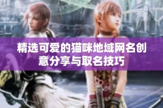 精选可爱的猫咪地域网名创意分享与取名技巧
