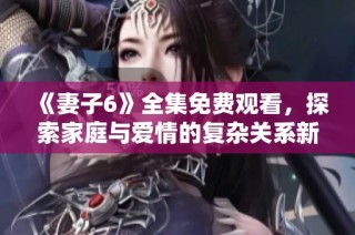 《妻子6》全集免费观看，探索家庭与爱情的复杂关系新剧版