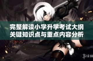 完整解读小学升学考试大纲关键知识点与重点内容分析