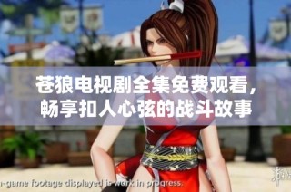 苍狼电视剧全集免费观看，畅享扣人心弦的战斗故事
