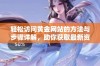 轻松访问黄金网站的方法与步骤详解，助你获取最新资讯