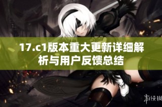 17.c1版本重大更新详细解析与用户反馈总结