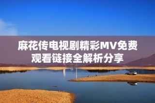 麻花传电视剧精彩MV免费观看链接全解析分享