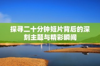 探寻二十分钟短片背后的深刻主题与精彩瞬间
