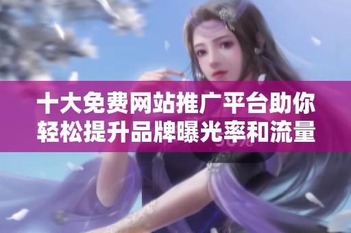 十大免费网站推广平台助你轻松提升品牌曝光率和流量