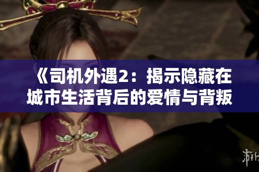 《司机外遇2：揭示隐藏在城市生活背后的爱情与背叛故事》