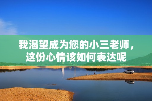 我渴望成为您的小三老师，这份心情该如何表达呢