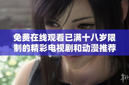 免费在线观看已满十八岁限制的精彩电视剧和动漫推荐