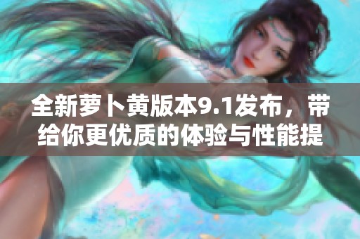 全新萝卜黄版本9.1发布，带给你更优质的体验与性能提升