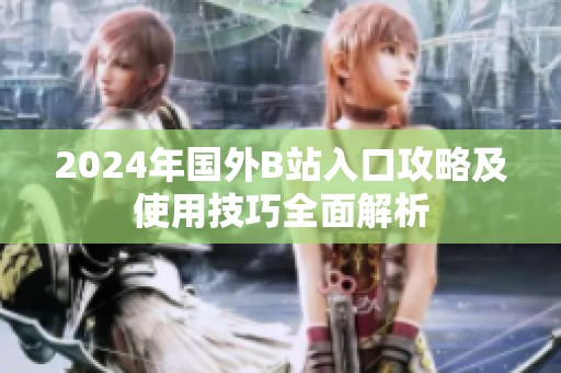 2024年国外B站入口攻略及使用技巧全面解析