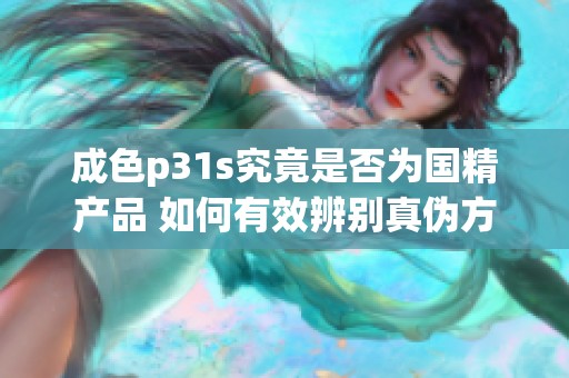 成色p31s究竟是否为国精产品 如何有效辨别真伪方法解析