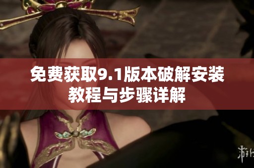 免费获取9.1版本破解安装教程与步骤详解