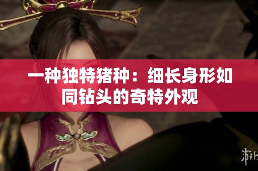 一种独特猪种：细长身形如同钻头的奇特外观