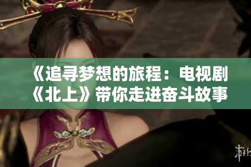 《追寻梦想的旅程：电视剧《北上》带你走进奋斗故事》