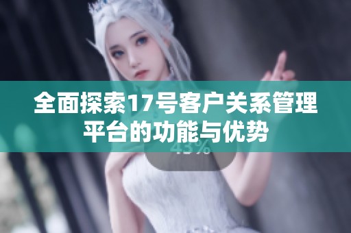 全面探索17号客户关系管理平台的功能与优势