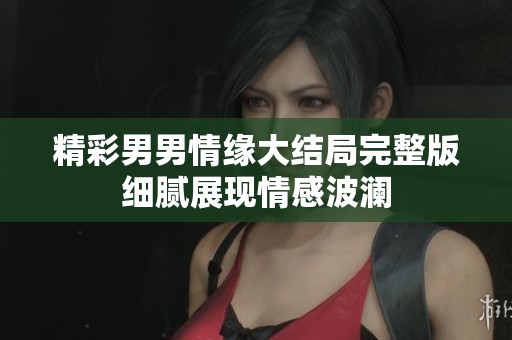 精彩男男情缘大结局完整版细腻展现情感波澜