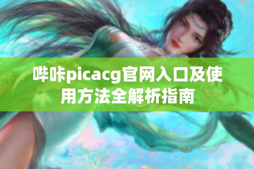 哔咔picacg官网入口及使用方法全解析指南