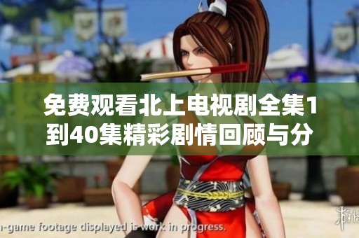 免费观看北上电视剧全集1到40集精彩剧情回顾与分析
